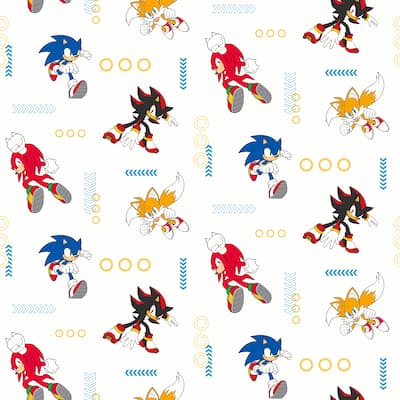 RoomMates Sonic The Hedgehog Let's Roll Peel and Stick Wallpaper