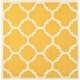 preview thumbnail 32 of 86, SAFAVIEH Handmade Cambridge Rosy Modern Moroccan Wool Rug 10' Square - Gold/Ivory
