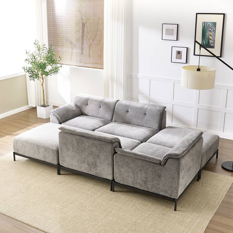 Upholstered Modular Sectional Sofa