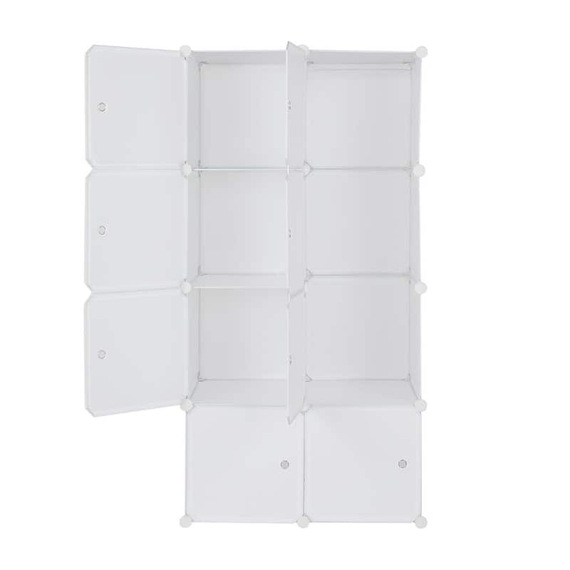 8-Cube DIY Closet Clothes Organizer Storage Shelves