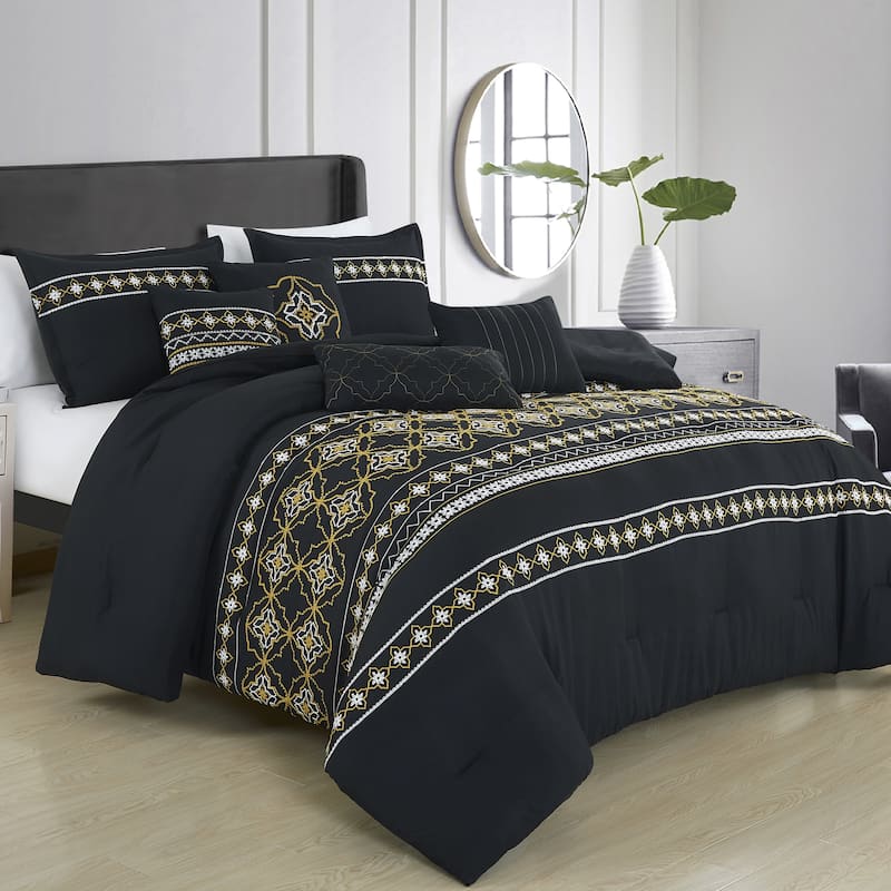 Tzilla Luxury 7 Piece Comforter set