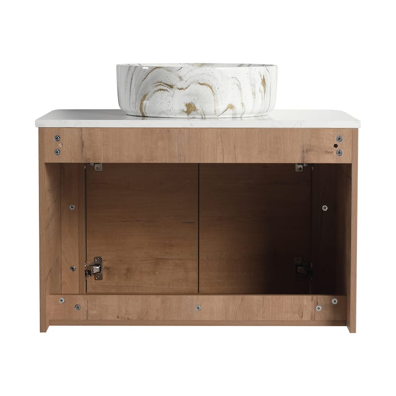 Bathroom Vanity With Sink In 24/30 Inch, Floating Bathroom Vanity With Soft Close Door