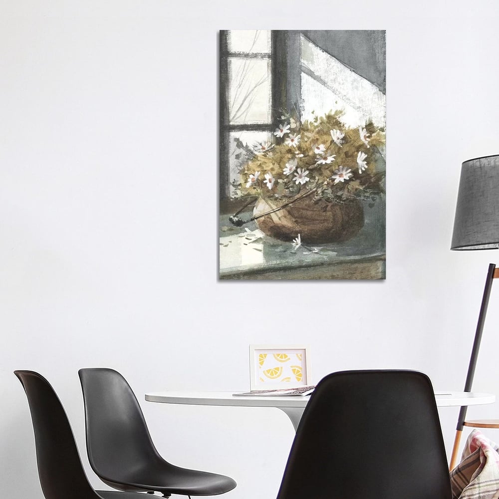 iCanvas "Daisies In The Window" by George Bjorkland Canvas Print