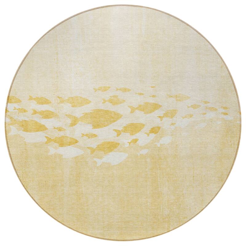 HomeRoots Nautical Transitional Rectangle Outdoor Rug