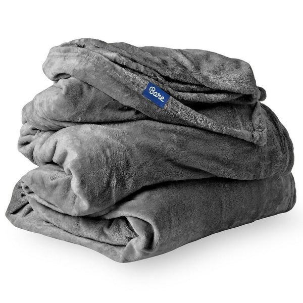 King size grey fleece blanket deals