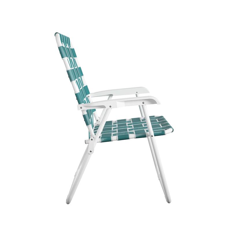 The Novogratz Poolside Gossip Collection Priscilla Folding Chair (2-Pack)