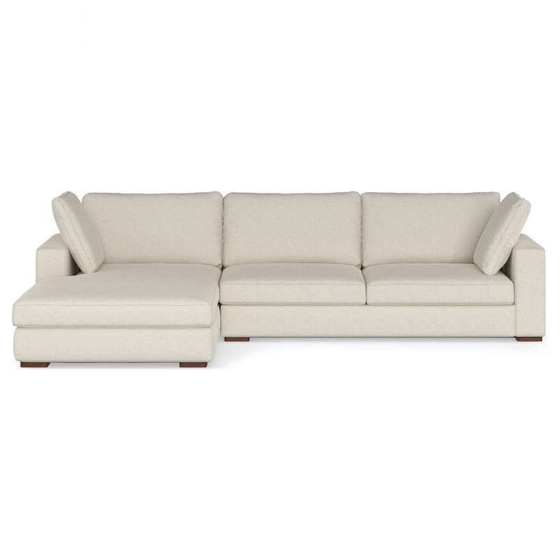 WYNDENHALL Roscoe Left-Facing Sectional in Tightly Woven Performance Fabric