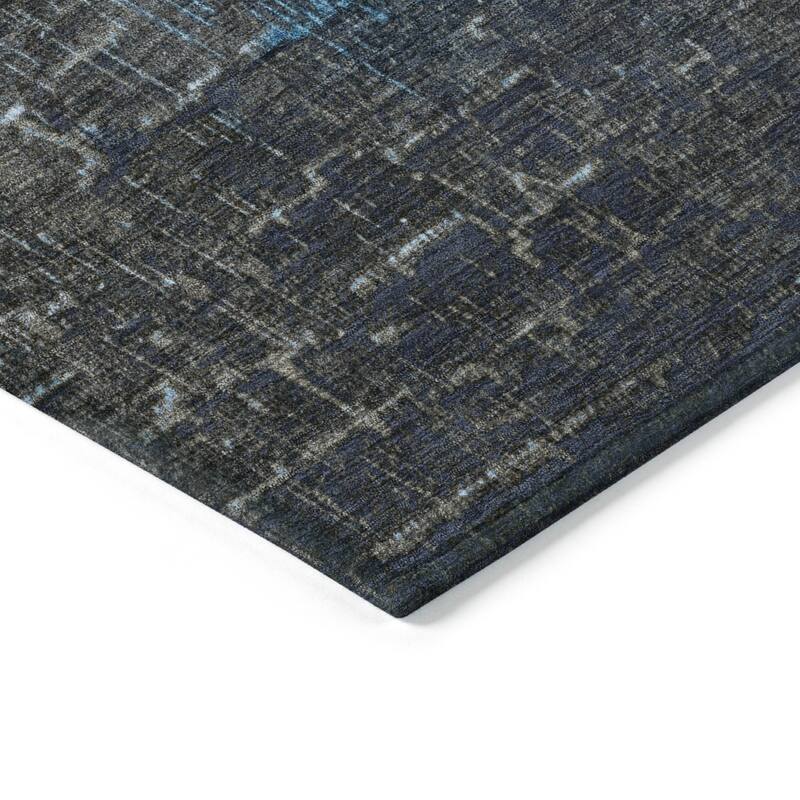 Machine Washable Indoor/ Outdoor Ombre Texture Chantille Rug