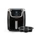 PowerXL 7-qt 10-in-1 1700W Air Fryer Steamer with Muffin Pan - Black
