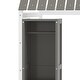 preview thumbnail 7 of 18, Wooden Twin Size House Shaped Floor Bed Frame with 2 Movable Wardrobes