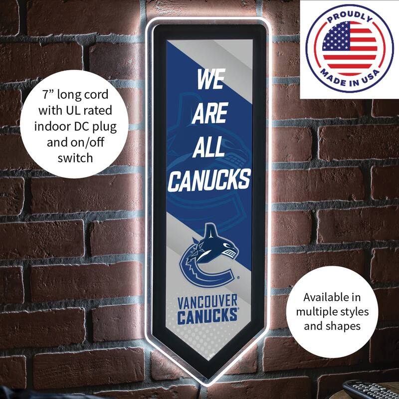 Vancouver Canucks LED Lighted Sign
