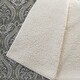 preview thumbnail 28 of 34, Premium Machine Washable Modern Damask Sherpa Throw Blanket