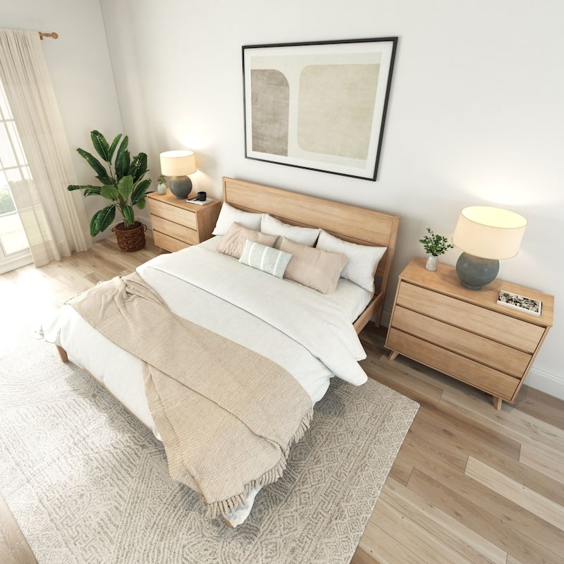 Plank and Beam King Size Bed