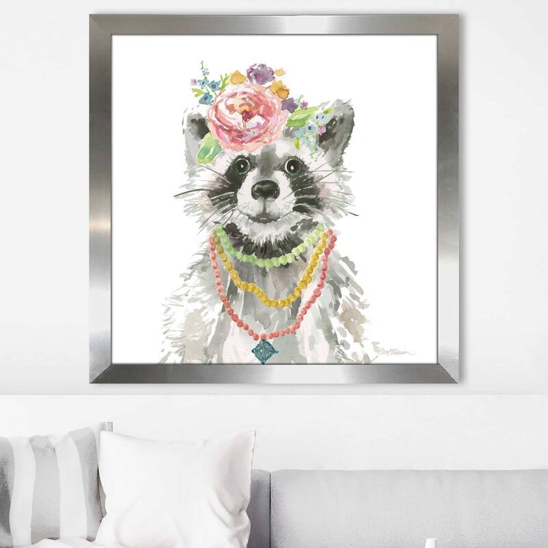 "Glamour Girls Raccoon" by Carol Robinson Print on Acrylic