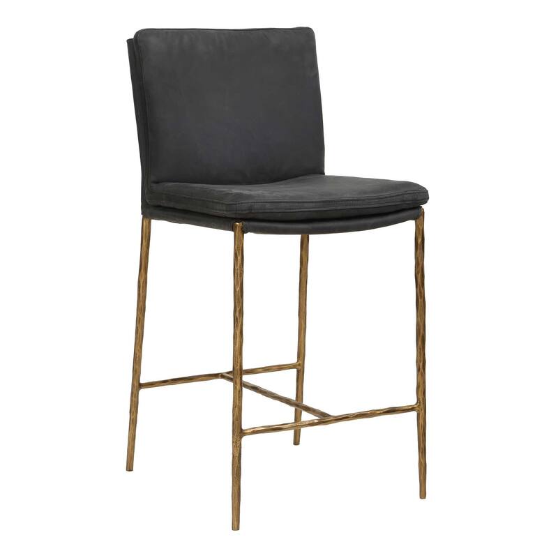 Uttermost Ascend Charcoal Counter Stool - 18.50" W x 38.50" H x 21.75" D