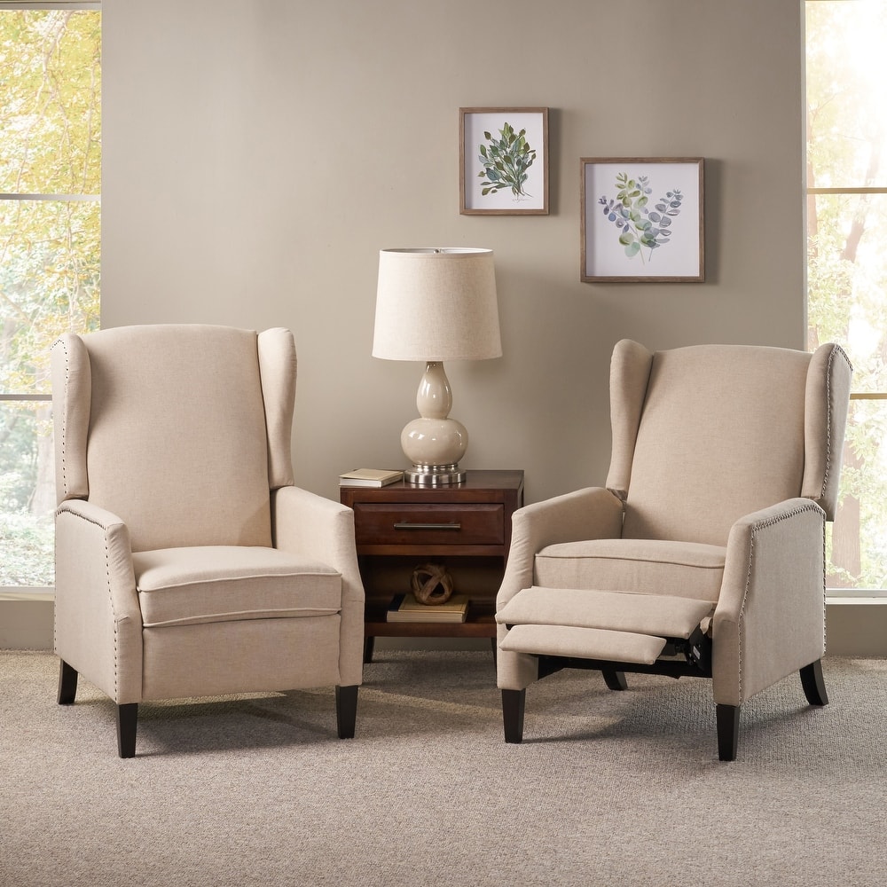 Wescott Contemporary Recliners (Set of 2) by Christopher Knight Home