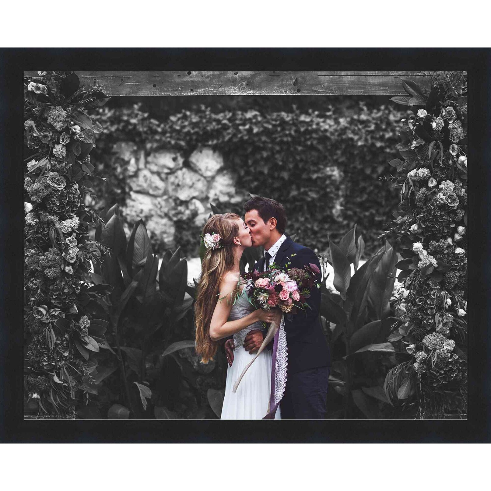 16x23 Black Wood Picture Frame With Acrylic Front And Foam Board Backing Overstock