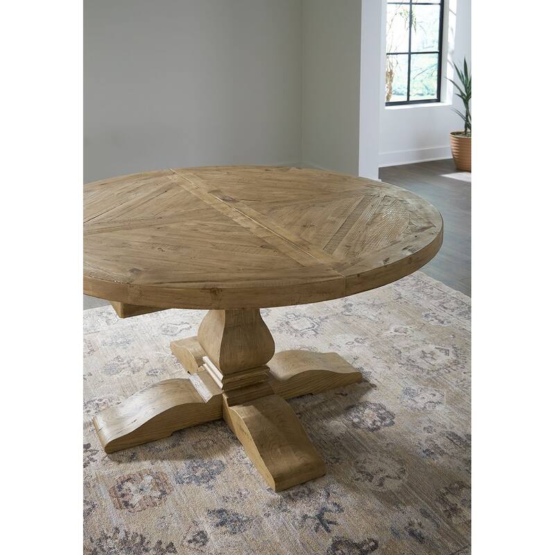Manor House 60" Reclaimed Elm Dining Table, Brown