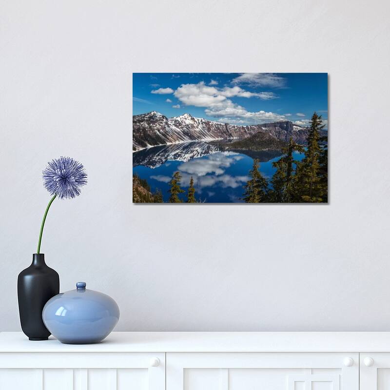 iCanvas "Crater Lake" by Sergio Lanza Canvas Print - 12x18x1.5