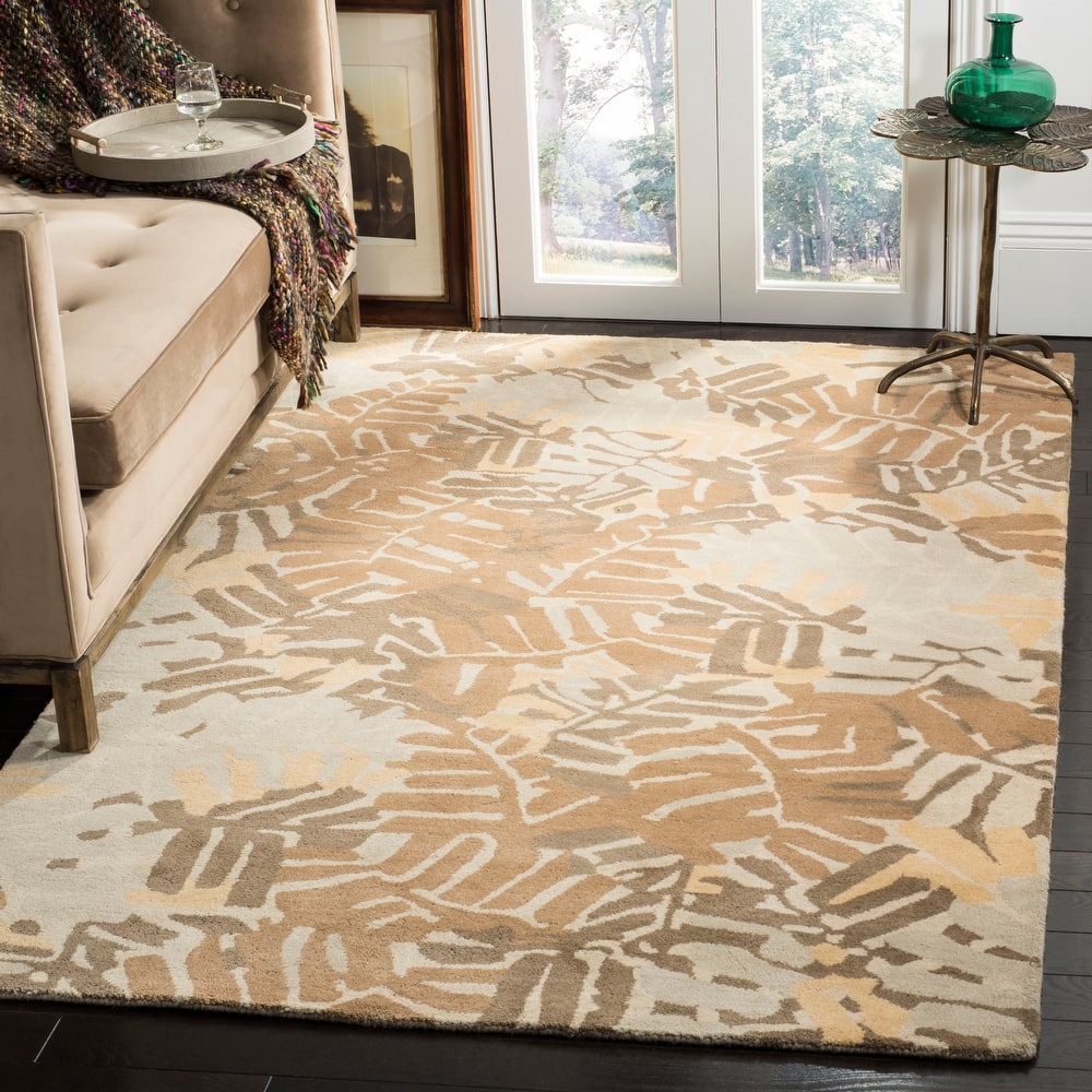 Martha Stewart by SAFAVIEH Palm Leaf Wool Rug
