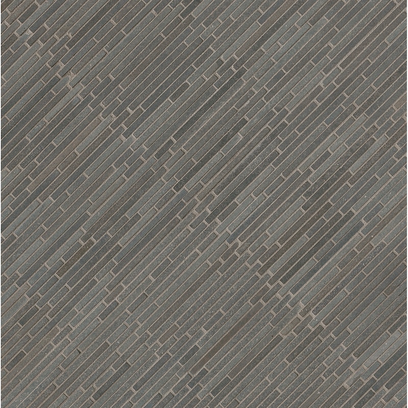 Ackland AKM-S-12X12BRH-CA 12" x 12" Marble and Stone Brick Mosaic Tile