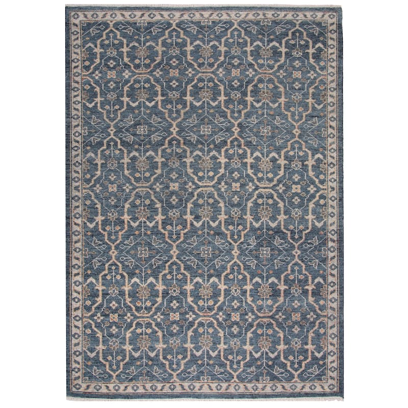 Alora Decor Antique Hand-Knotted Geometric Rug