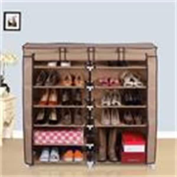 7 Tiers Portable Shoe Rack Closet Shoe Storage Organizer Cabinet Overstock 31297197
