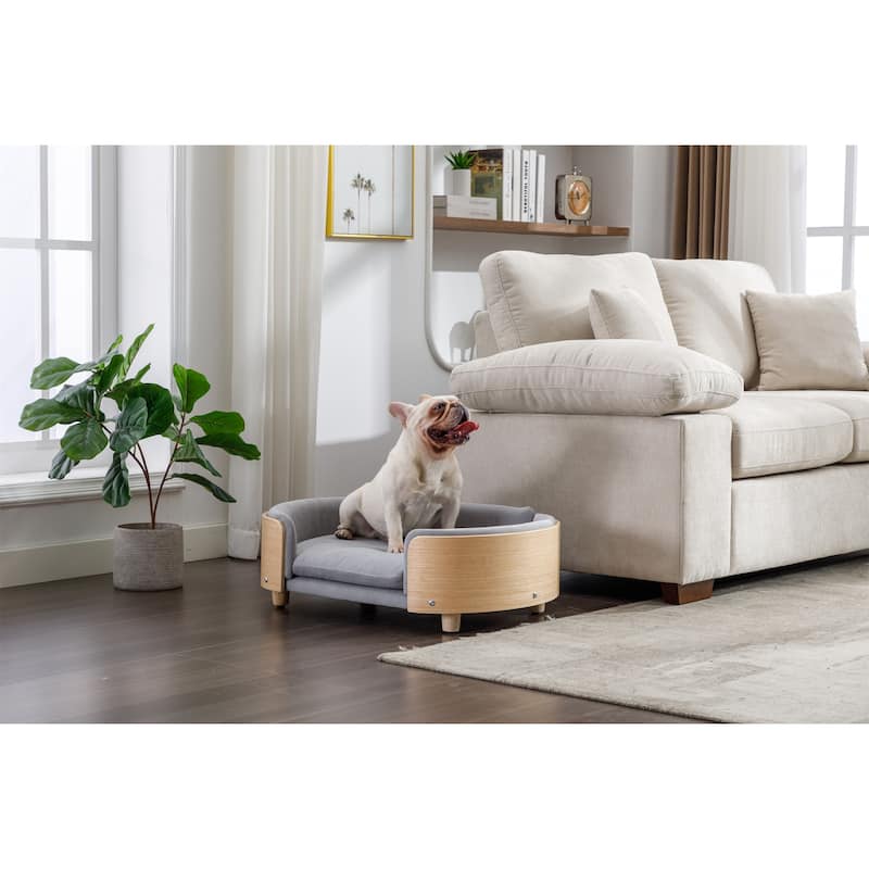 Scandinavian style Elevated Dog Bed Pet Sofa