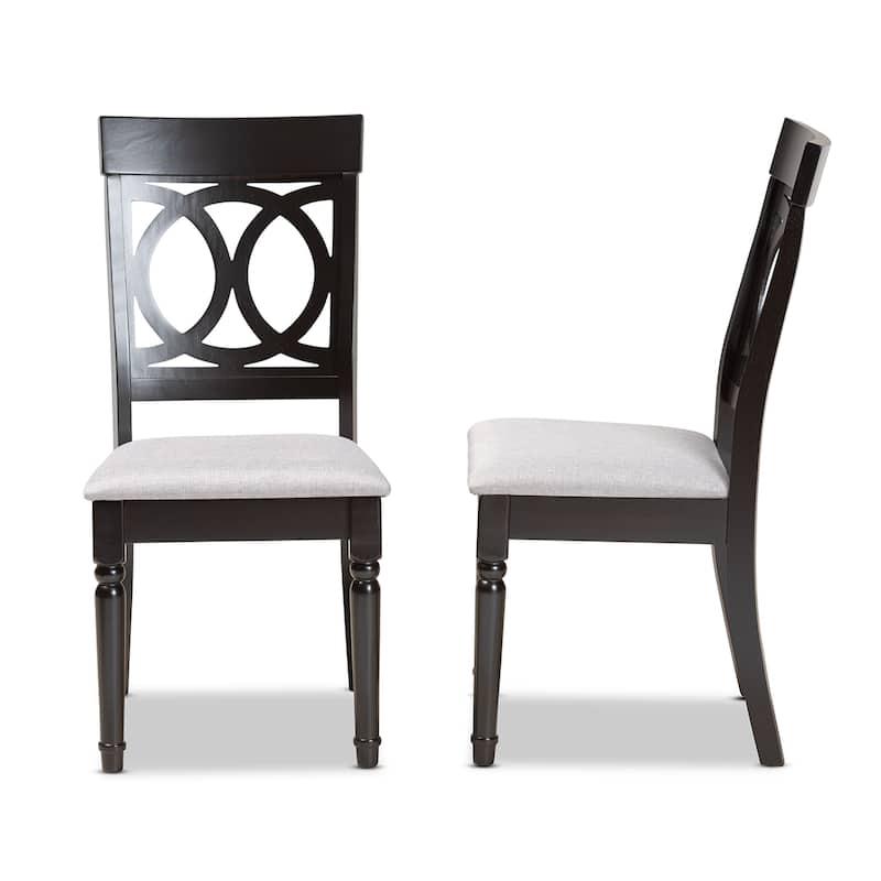 Lucie Modern and Contemporary 2-PC Dining Chair Set