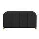preview thumbnail 30 of 38, Curved Corner Design Wave Door Panel Cabinet
