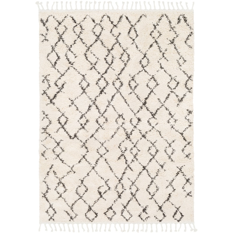 Livabliss Hammond Bohemian Shag Area Rug