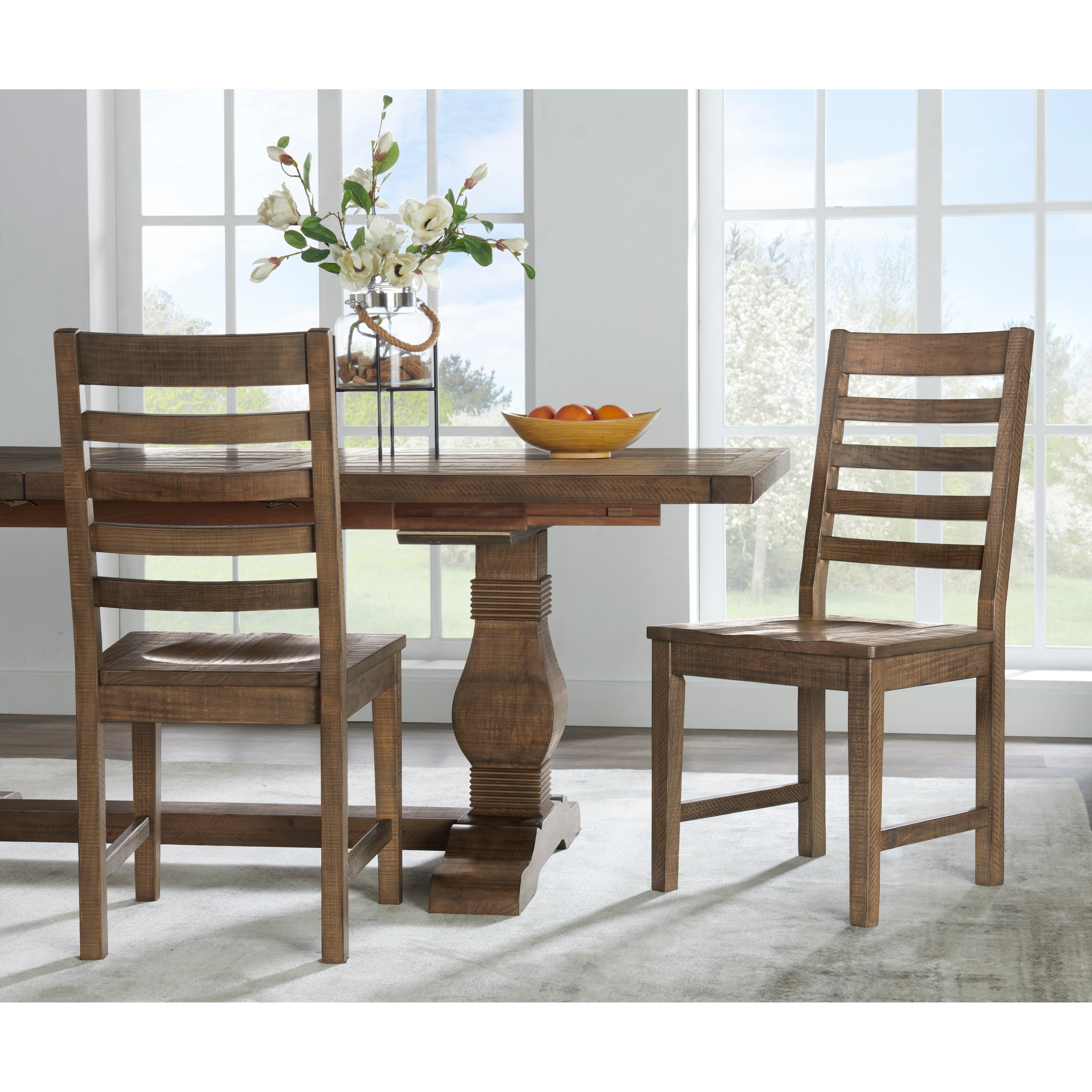 Martins solid wood slat back side dining chair store