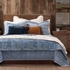 preview thumbnail 1 of 11, Tasha Polizzi for Paseo Road Lee Western Washed Denim 3 Piece Duvet Cover Set King