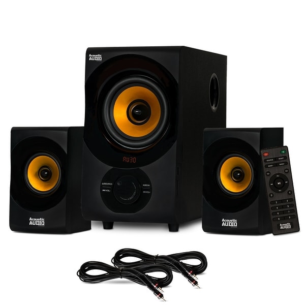 Acoustic Audio Bluetooth 2.1 Speaker System with 2 Extension Cables for Laptop. Opens flyout.