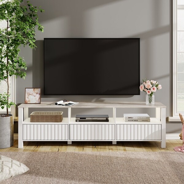 Full Size Modern Wood Bed with Headboard and Twin Trundle White