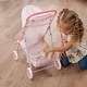 preview thumbnail 4 of 8, Badger Basket Folding Doll Umbrella Stroller - Pink/Gingham