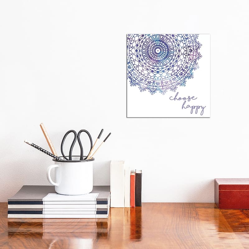 iCanvas "Cosmic Mandala I" by Noonday Design Canvas Print - 12x12x0.75