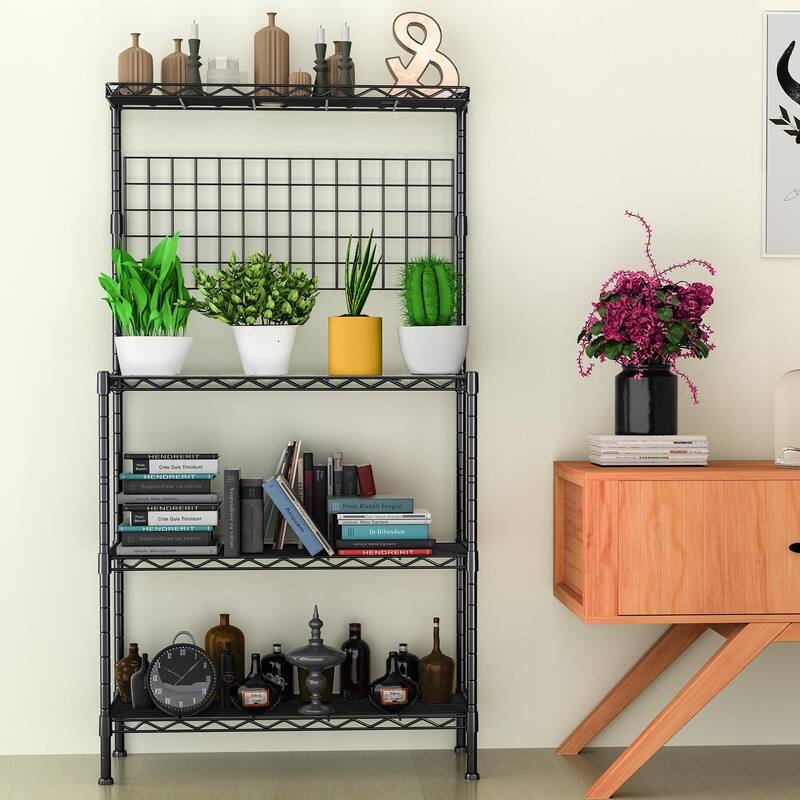 Bakers Rack Kitchen Shelf - 14"D x 30"W x 59"H