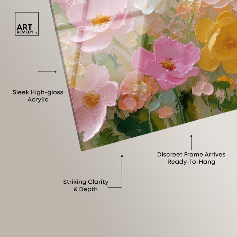 Expressed in Petals II Acrylic by Art Remedy, Ready to Hang
