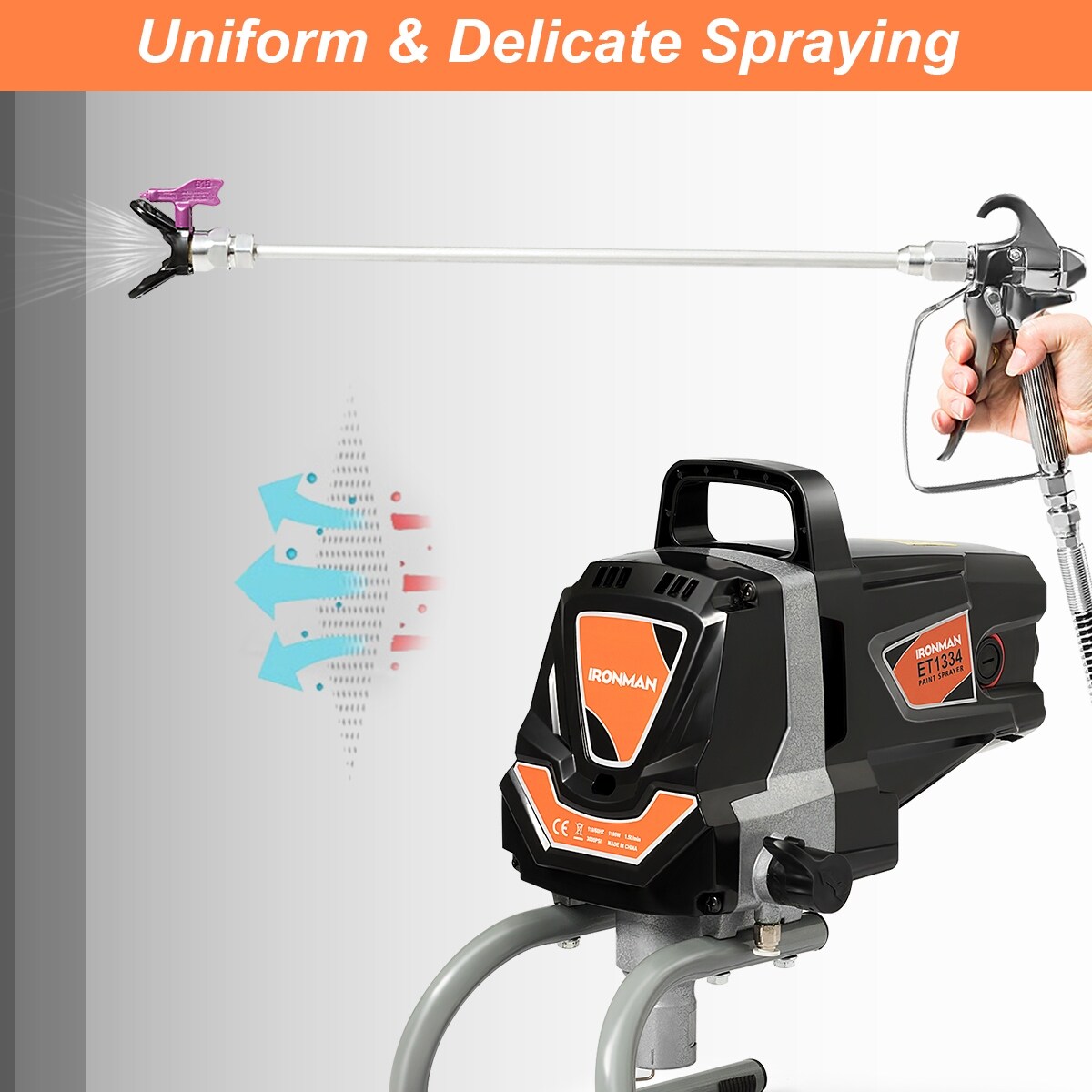 Shop 1100w Airless Paint Sprayer Spraying Gun 3000psi High