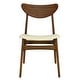preview thumbnail 5 of 31, Anise Faux Leather and Rubberwood Dining Chair (Set of 2) by Christopher Knight Home