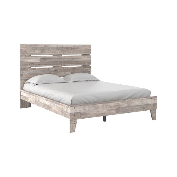 Neilsville Whitewash Panel Platform Bed. Opens flyout.