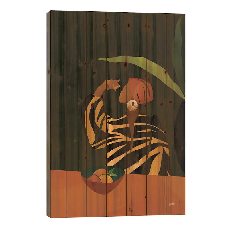 Isabelle Print On Wood by Bria Nicole - Multi-Color - 26x18x1.5