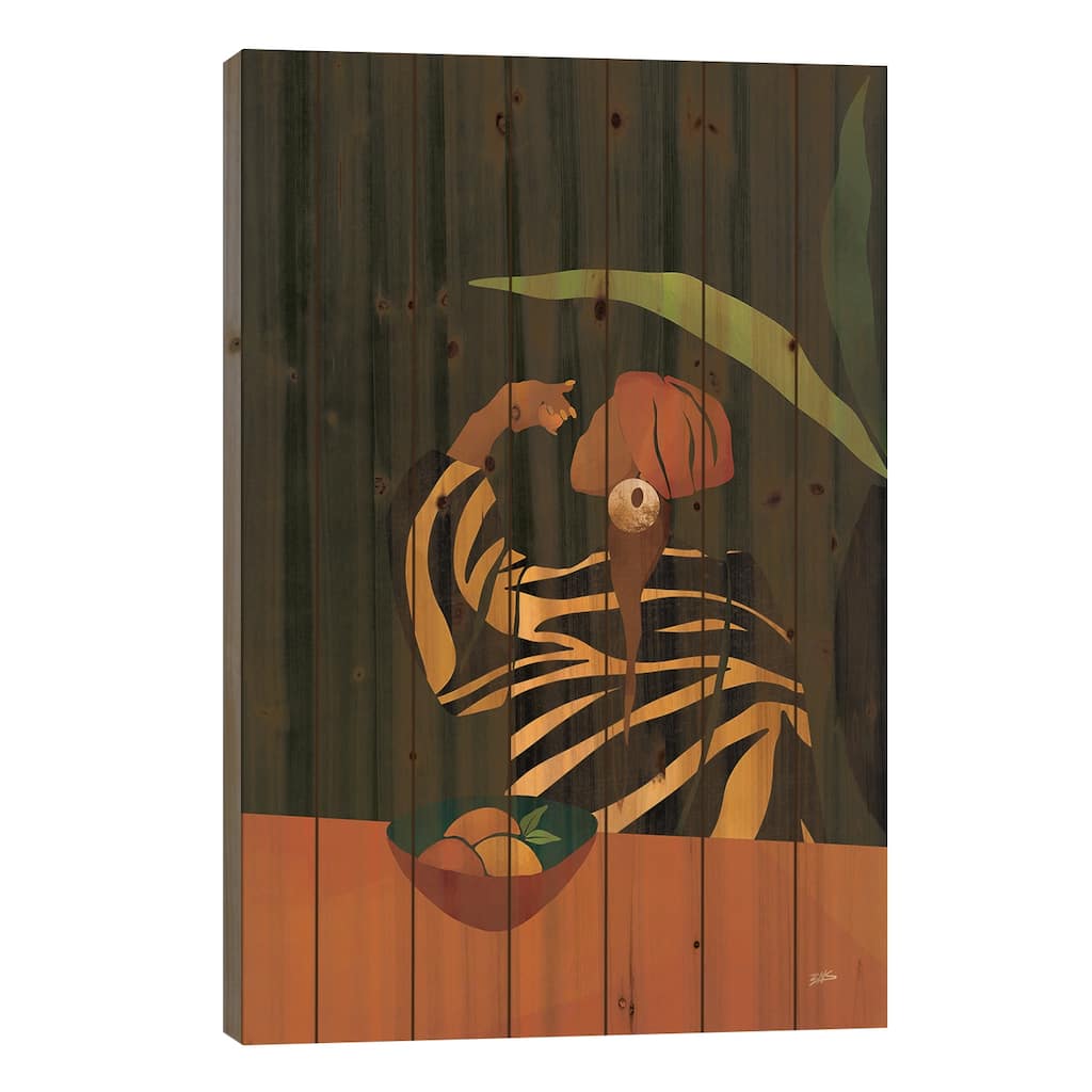 Isabelle Print On Wood by Bria Nicole - Multi-Color