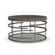 Homestyles Halo Brown Wood Round Coffee Table - 34