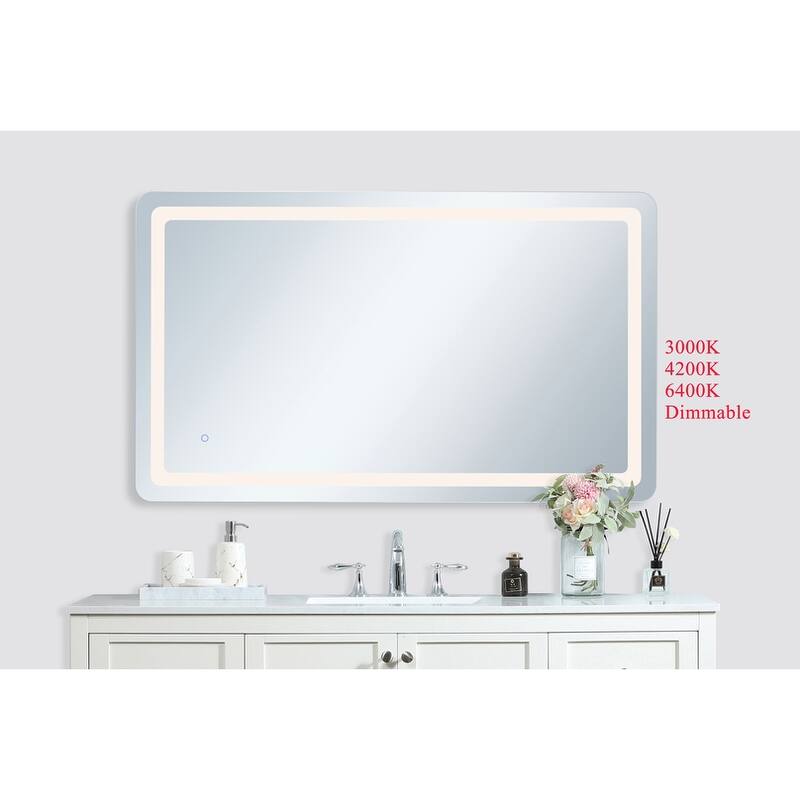 Indigo Home 36in x 60in soft edge LED mirror