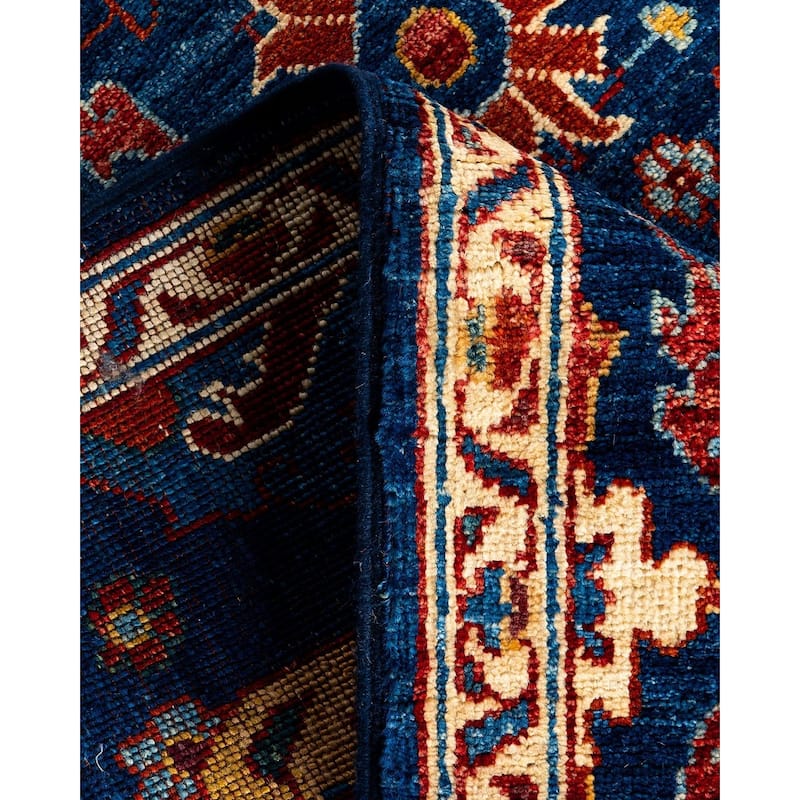 Serapi One-of-a-Kind Hand-Knotted Runner Rug - Navy, 2' 8" x 9' 9" - 2' 8" x 9' 9"