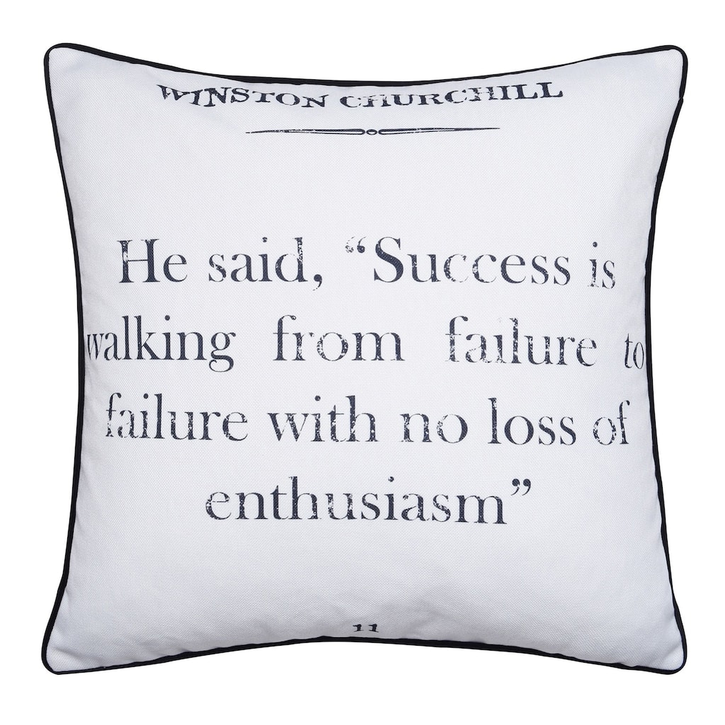 Dann Foley - Double Sided Quote Pillow