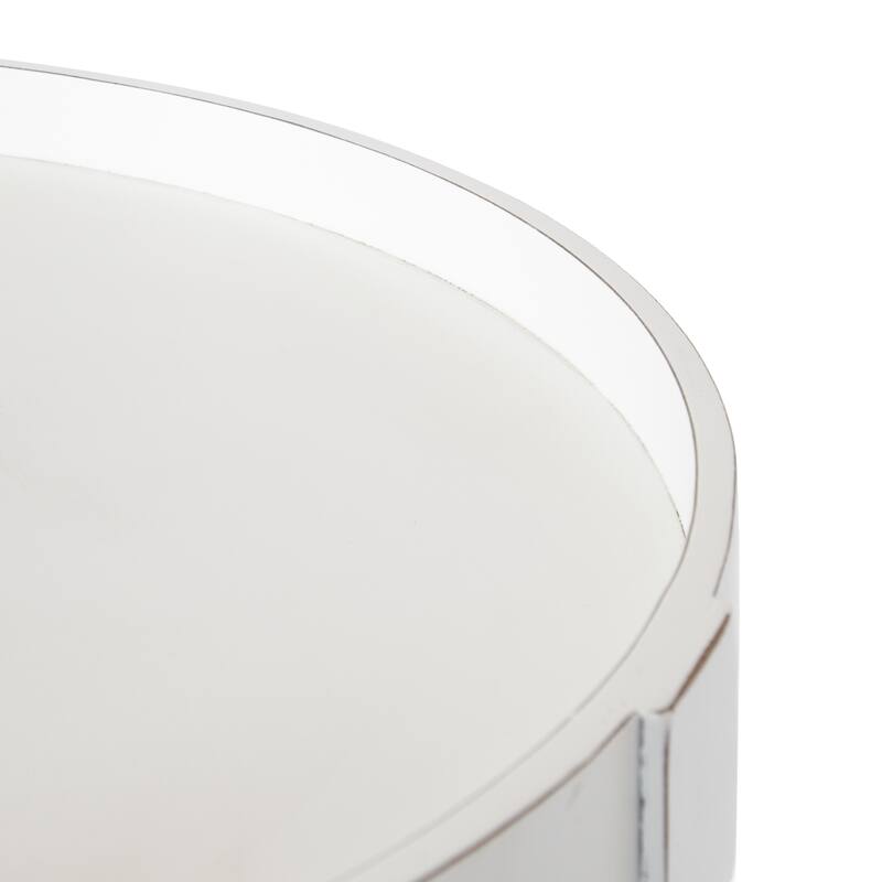 Kate and Laurel Bellport Round Wood Side Table - 20x20x24