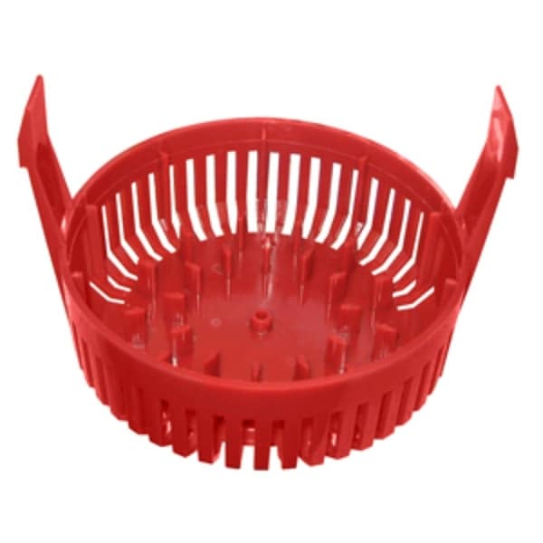 8" Red Round Marine Pump Replacement Strainer Base. Opens flyout.
